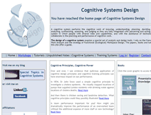Tablet Screenshot of cognitivesystemsdesign.net